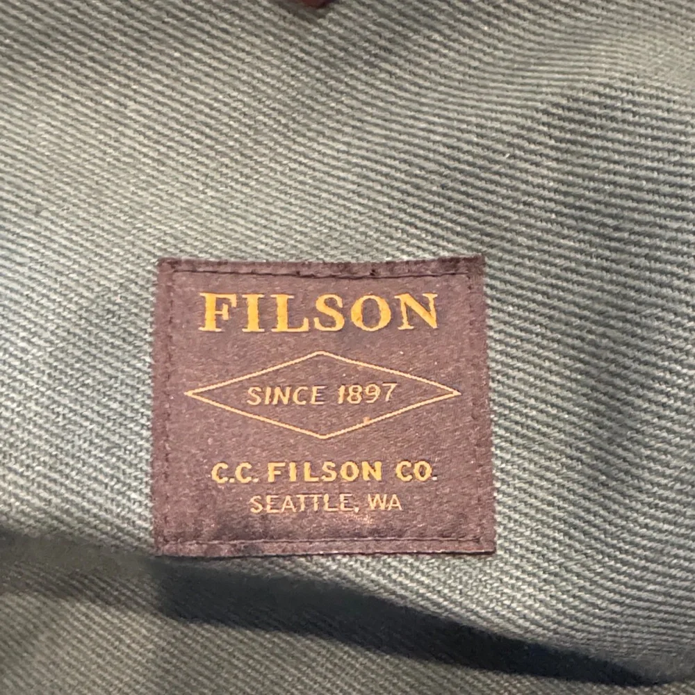 NWT Filson Rugged Twill Small Duffel with Brown Leather Straps